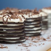 Chocolate Cream Cheese Icebox Cupcakes