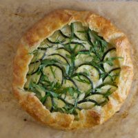 Zucchini and Ricotta Galette