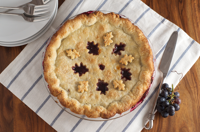 Concord Grape Pie 
