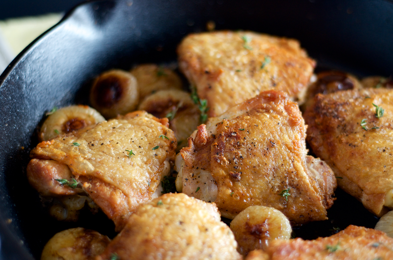 Perfect Pan-Roasted Chicken Thighs 